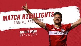 Match Highlights | Chicago Fire 4:1 Seattle Sounders FC | May 13, 2017