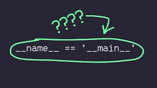Add THIS To Your Python Scripts!  if __name__ == 