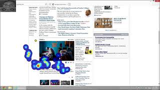 Google & Web Search Interaction Eye Tracking Demo Heatmap