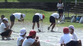 2011年運動会、長女ユメの障害物走？