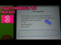 Cara Beli Paket Unlimited YouTube Tri || Paket Internet Murah Tri