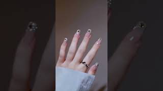 How to make up Nail Art preferred Update this tutorial of flashing gradient temperament #shorts #31