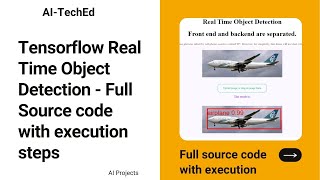 TensorFlow Object Detection | Realtime Object Detection with TensorFlow | TensorFlow Python|AITeched