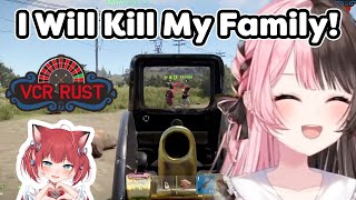 😂 Hinano Tried to 'Kill' Family in Game Finale but It Ended in Laughs! in VCR RUST【VSpo】【EN Sub】