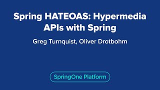 Spring HATEOAS - Hypermedia APIs with Spring