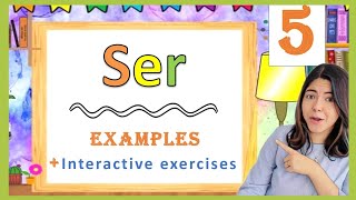 The verb SER + Examples + INTERACTIVE exercises