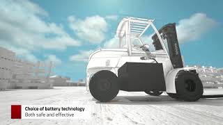 Toyota Traigo80 6-8 tonnes - heavy-duty electric forklift