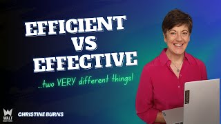 Efficiency Versus Effectiveness 7 mins