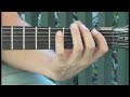 Playing D-Flat 7 Diminished in 3rd Inversion Arpeggios on Guitar