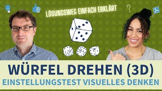 Würfel drehen (3D) | Visuelles Denken \u0026 Räumliches Vorstellungsvermögen trainieren #lernen