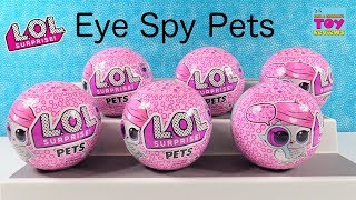 LOL Surprise Pets Eye Spy Series 4 Color Change Bubble Pet Unboxing | PSToyRevie