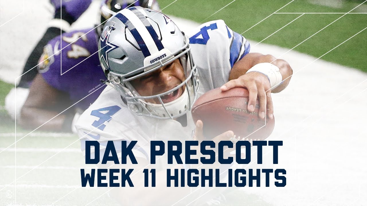 Dak Prescott Throws For 301 Yards And 3 TDs! | Ravens Vs. Cowboys | NFL ...