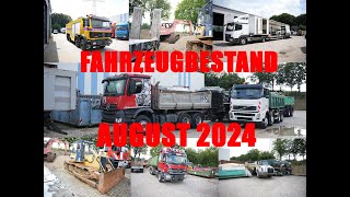 Der Ganze Hof ist voll! Über 100 LKWs und Baumaschinen für euch Verfügbar!