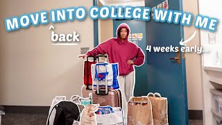 MOVE (back) INTO COLLEGE WITH ME - 4 weeks early... A VLOG (junior at brown univ
