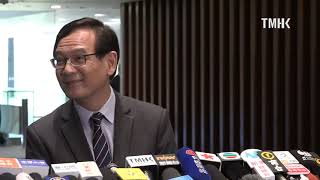 20191211 Tony Tse, Vice-chairperson of the IPCC, meets the media