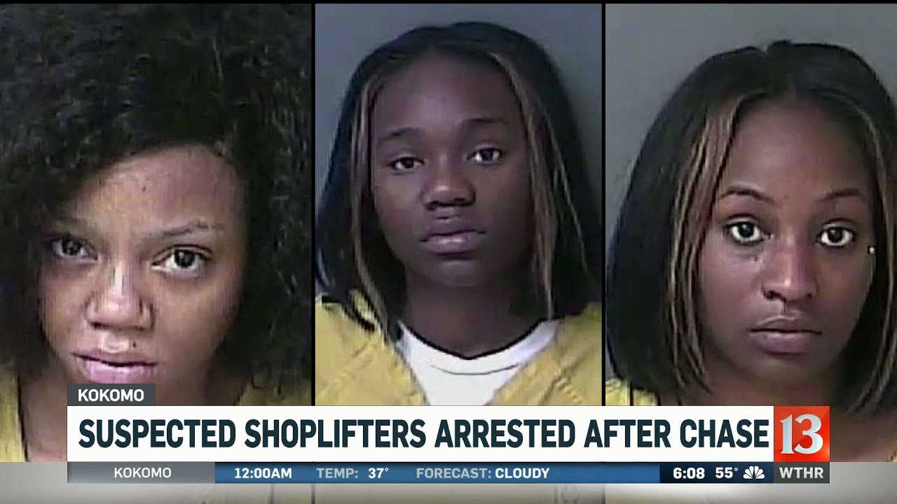 Suspected Shoplifters Arrested After Police Chase - YouTube