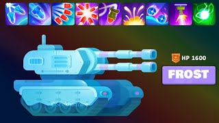 Tank Stars Gameplay | FROST MAX LEVEL 1600HP
