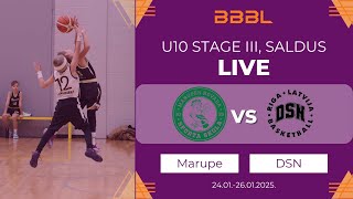 Mārupes NSS 2015 vs DSN 2015 | BBBL Boys U10