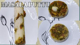 Masala puttu | Breakfast recipe | By fidhnaz world