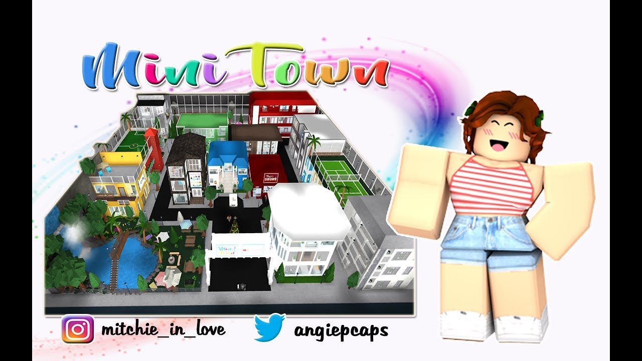 Roblox â Welcome To Bloxburg Mini Town Tour Youtube