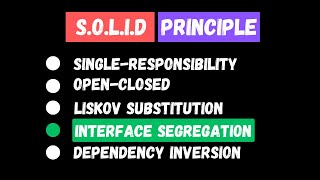 Interface Segregation Principle in 3 Minutes !