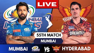 🔴 Live IPL 2024: MI vs SRH Live Match, Mumbai vs Hyderabad | IPL Live Score and Commentary #cricket