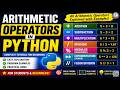 Arithmetic Operators in Python | Complete Python Tutorial for Beginners