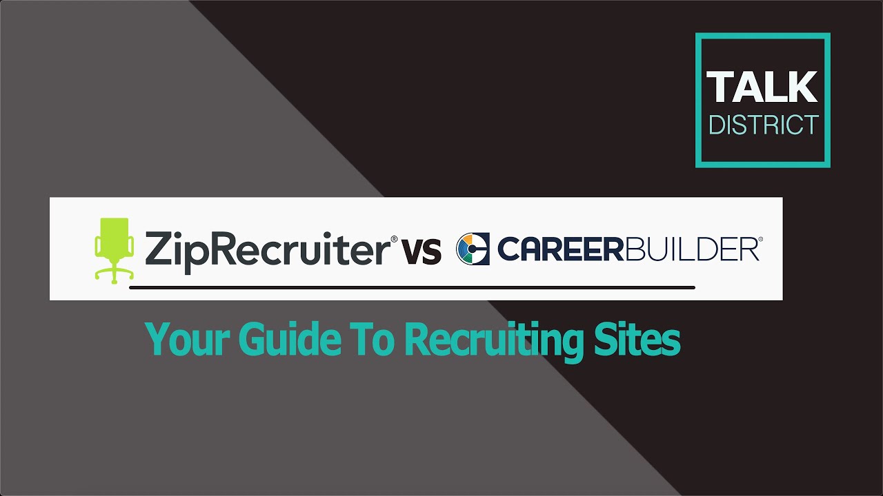 ZipRecruiter Vs CareerBuilder - YouTube