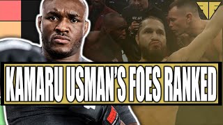 Ranking Kamaru Usman's Foes | ft. Gilbert Burns' Coach Greg Jones | UFC 258