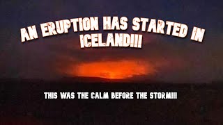 An eruption has started in Iceland!!!