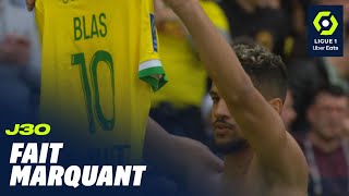 Une demi-heure sur le terrain, une passe décisve et un but : Ludovic Blas sauve Nantes ! 2022-2023