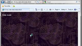 HTML Tutorial 07 Body Tag