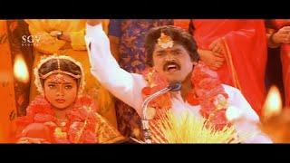 Jaggesh Invites Unknown People to his marriage | Doddanna | Comedy Scene | Bal Nanna Maga Movie