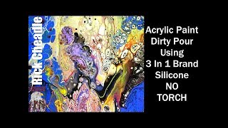 34.Acrylic Pouring.  Fluid Art.    make cells demo diy tutorial artist's loft speedart