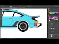 adobe illustrator tutorial create vector porsche 911 from photo hd