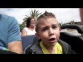 Kids reaction to roller coaster