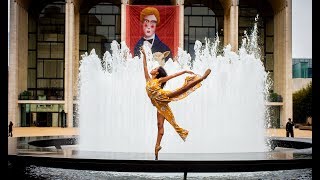 Ballerina Photobombs Lincoln Center for Epic 10 Minute Photo Challenge
