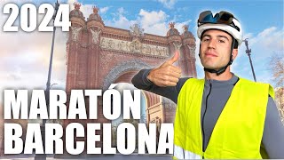 🔥 RECORRIDO MARATÓN de BARCELONA (2024) Análisis  | Robert Arias