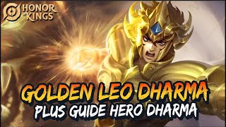 GOLDEN LEO SAINTSAIYA DHARMA SKIN - GUIDE HERO DHARMA KUAT BANGET DI CLASH LANER COCOK BUAT AGRESIF