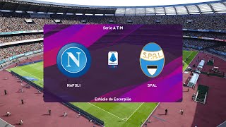 PES 2020 | Napoli vs Spal - Serie A Tim | 28/06/2020 | 1080p 60FPS