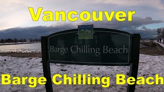 Vancouver - Barge Chilling Beach