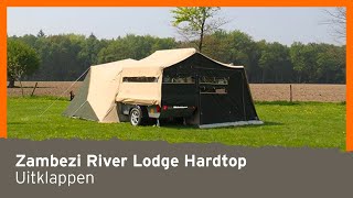 Zo klap je de Zambezi River Lodge hardtop uit! | Aart Kok Adventure vouwwagens