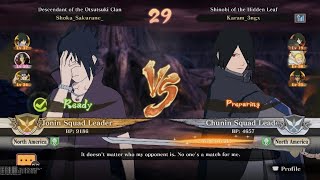 Sasuke vs Sasuke NARUTO STORM CONNECTIONS online Ranked gameplay No Commentary