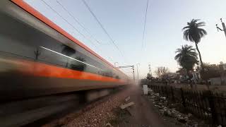 22470 - Khajuraho Vande bharat Express Hazrat Nizamuddin To Khajuraho JN - Run 659kmtr Speed 160kmph