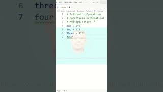 Python Tutorial For Beginners / Python learn / Arithmetic Operations Mathematical Multiplication Tag
