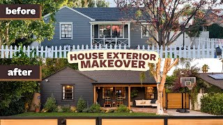 Exterior Home Makeover (Modern Farmhouse Transformation!) | DIY with Orly Shani