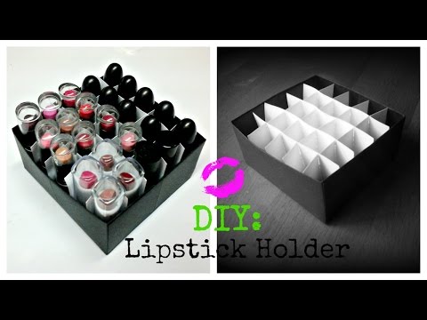 DIY: Lipstick Holder | Simple Tutorial! DIY: Lipstick Holder | Simple Tutorial!