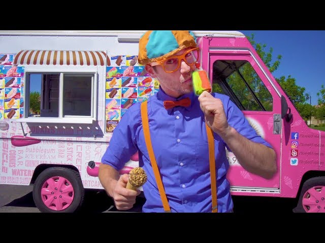 Blippi Visits An Ice Cream Truck | Math And Simple Addition For ...