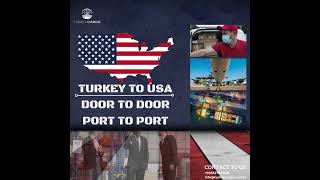 Turkey To Usa America Logistics Ships Air Cargo \u0026 Ocean Freight