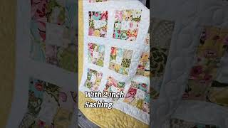 Quick and Easy Baby Quilt - Nine Patch #babyquilt #ninepatch #quickquilt #diysewing